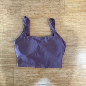 CRZ YOGA butterluxe square neck longline sports bra